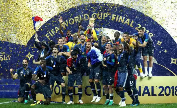 2018: France Emerged 1st Positon In FIFA Rankings, Nigeria Ranks 49th (See List)